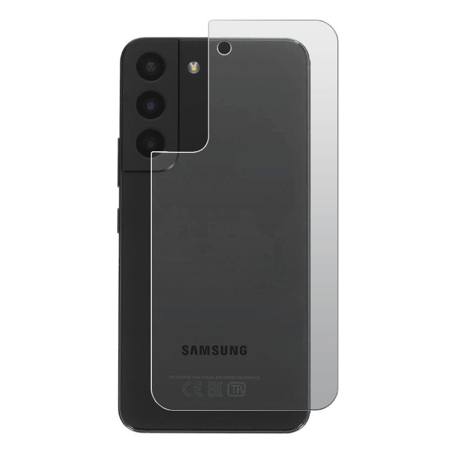

Стекло защитное гибридное Матовое Krutoff для Samsung Galaxy S22 задняя сторона
