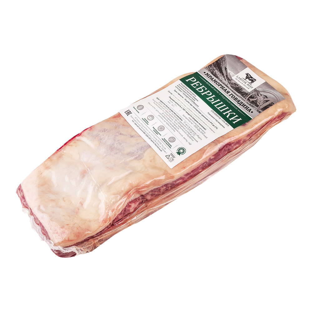

Ребрышки говяжьи Labinsk Beef охлажденные +-1,3 кг