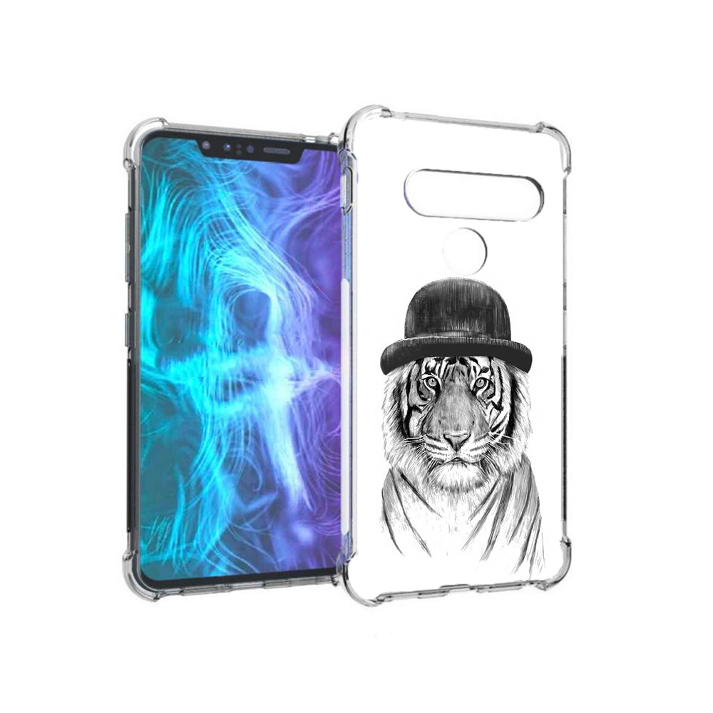 

Чехол MyPads Tocco для LG G8 тигр британец (PT135945.77.641), Tocco