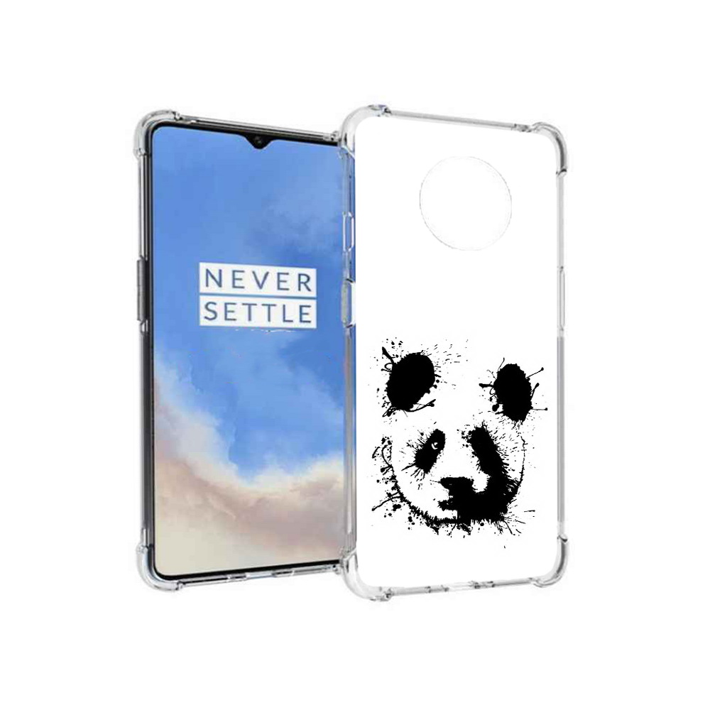 

Чехол MyPads Tocco для OnePlus 7T клякса-панда (PT227044.138.389), Прозрачный, Tocco