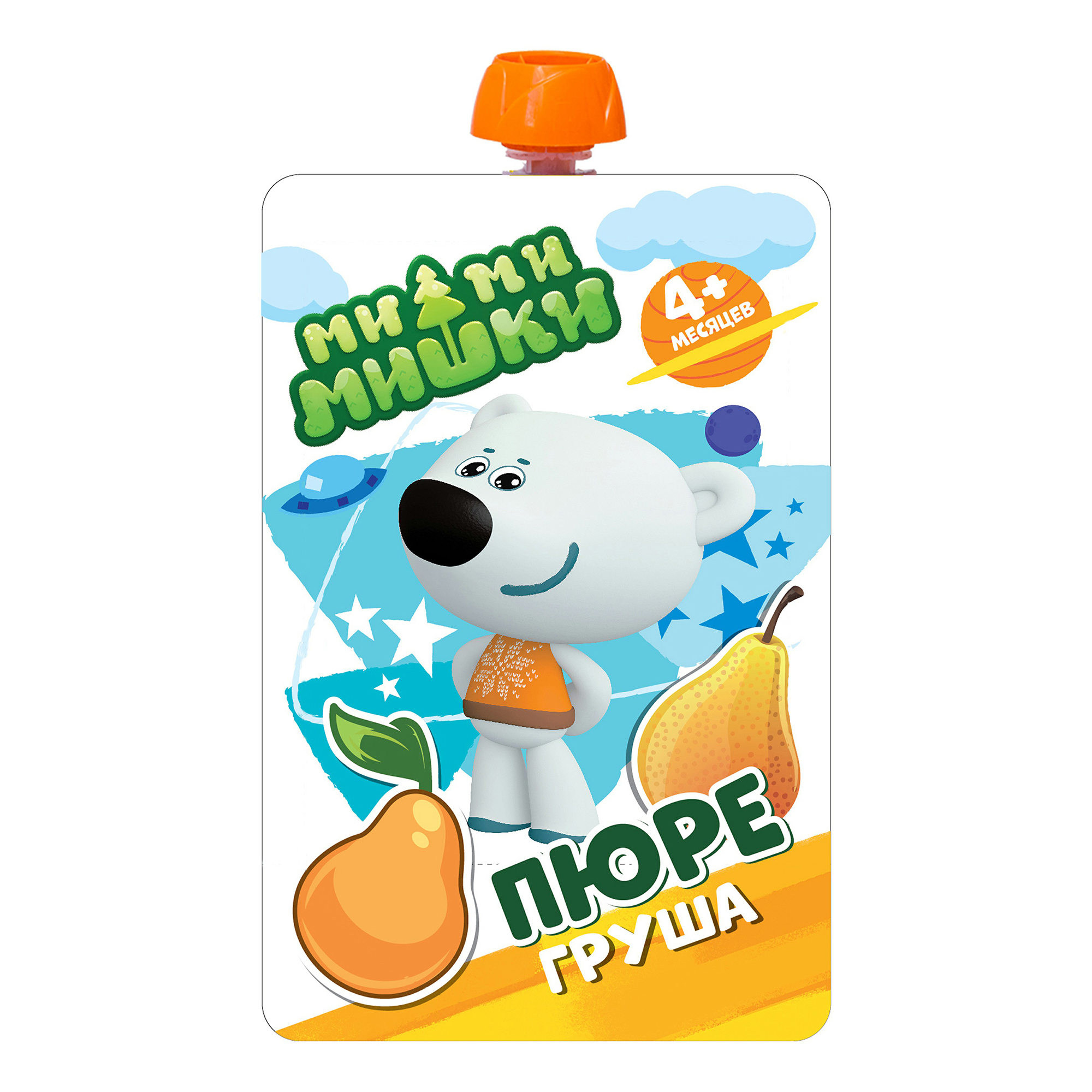 

Пюре Ми-ми-мишки груша с 4 месяцев 90 г