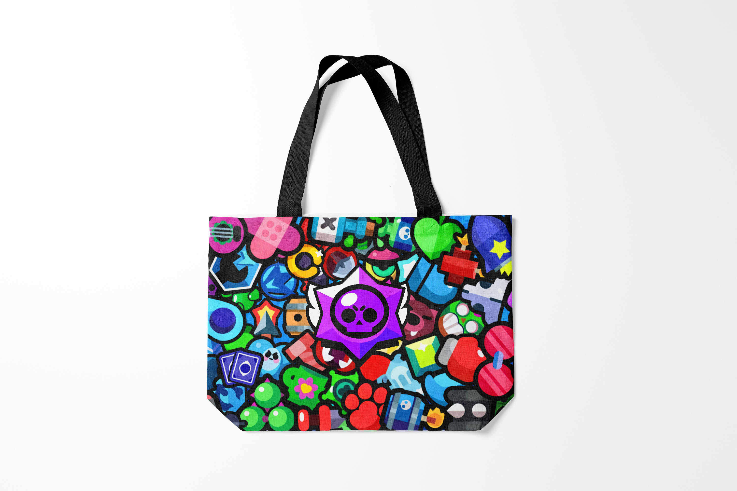 

Сумка шoппер унисекс Burnettie Brawl Stars МИНИМАЛИЗМ БРАВЛ СТАРС, разноцветный, Brawl Stars МИНИМАЛИЗМ БРАВЛ СТАРС