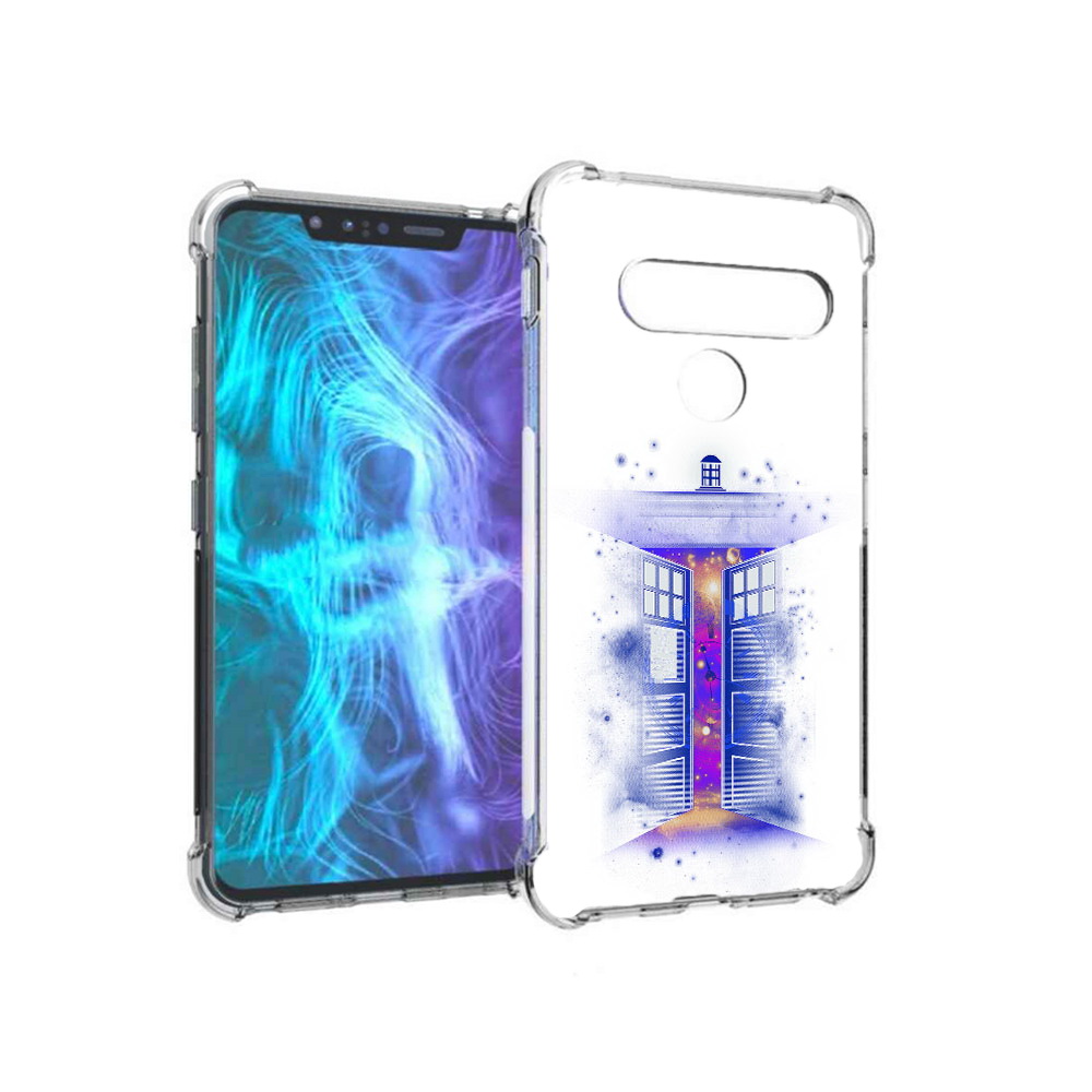 

Чехол MyPads Tocco для LG G8 фиолетовый уголок абстракция (PT135945.77.659), Tocco