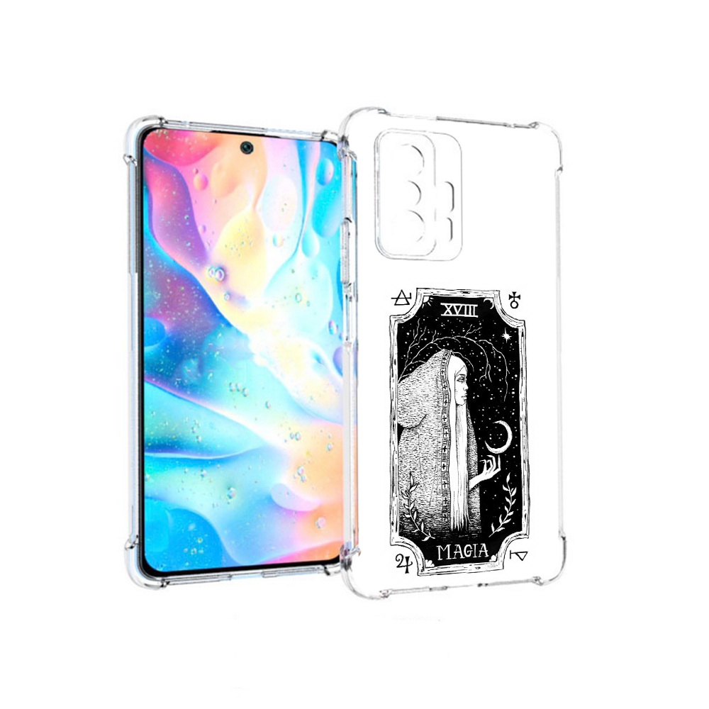 

Чехол MyPads Tocco для Xiaomi 11T Pro лунная магия (PT163474.285.447), Прозрачный, Tocco