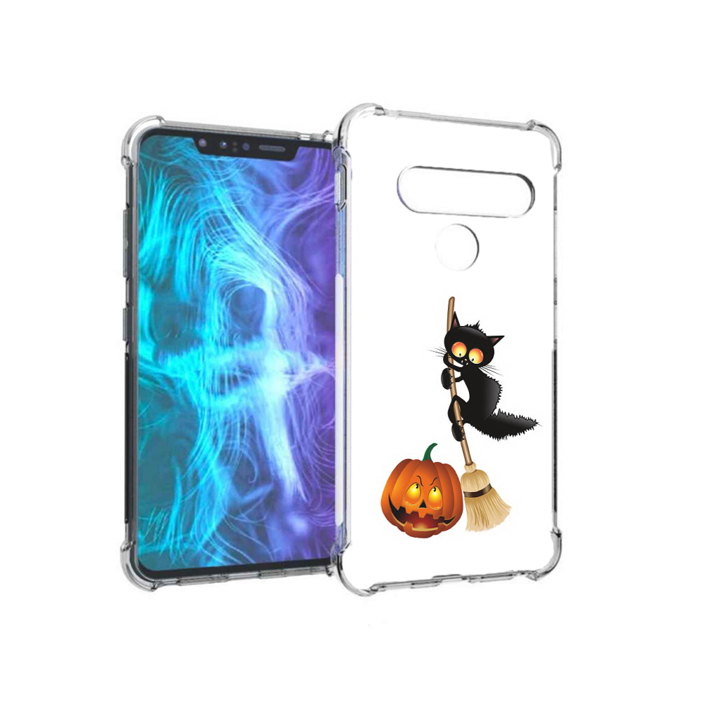 

Чехол MyPads Tocco для LG G8 хэлуинский котик (PT135945.77.667), Tocco