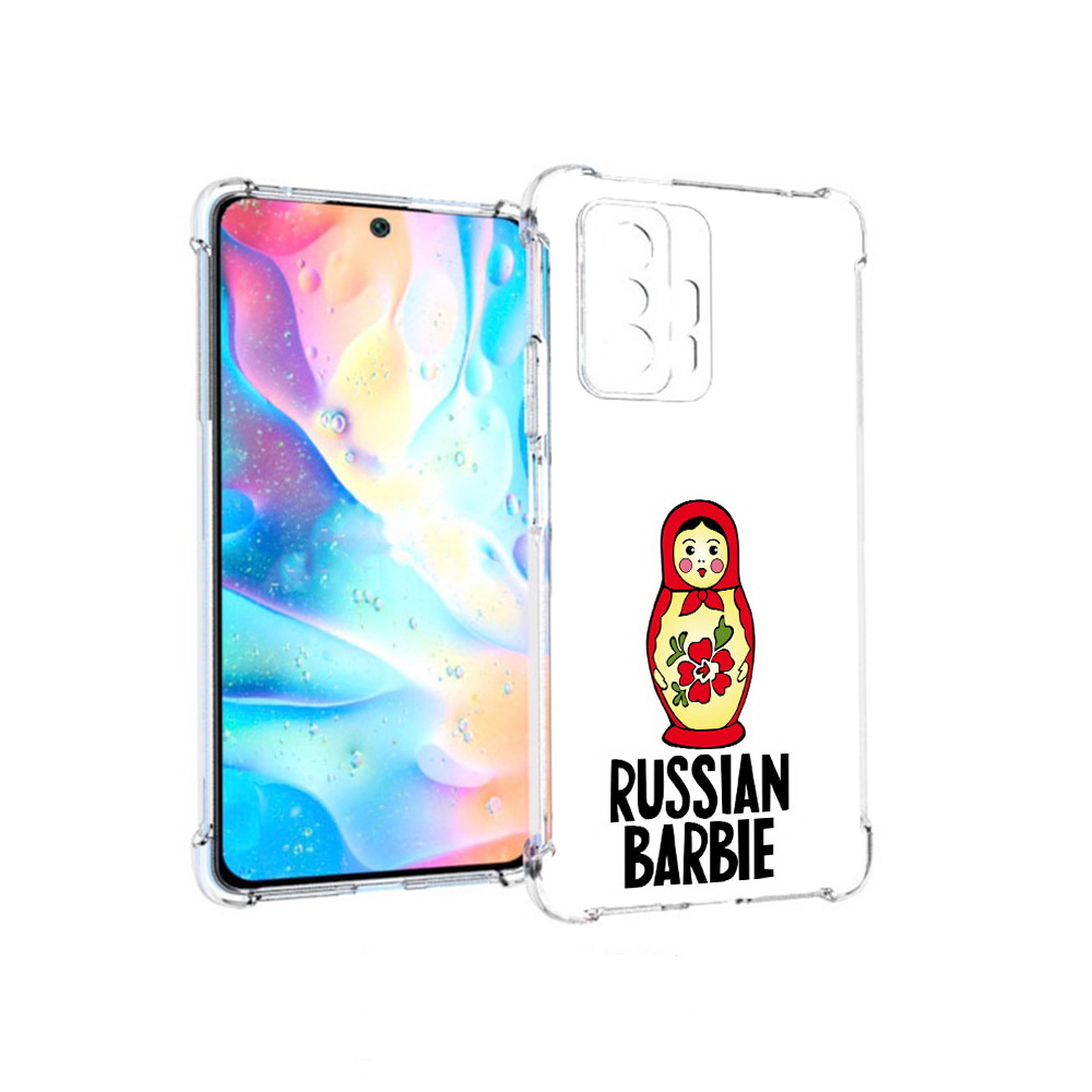 

Чехол MyPads Tocco для Xiaomi 11T Pro матрешка (PT163474.285.459), Прозрачный, Tocco