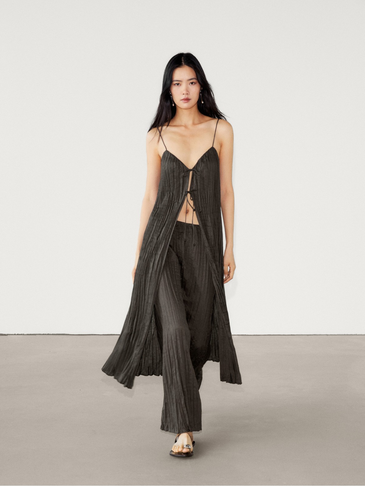 

Юбка женская Massimo Dutti 5221/621-I2024 коричневая L, Коричневый, 5221/621-I2024
