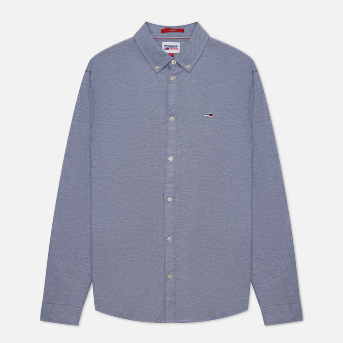 

Рубашка мужская Tommy Jeans DM0DM09420C8I фиолетовая XL, DM0DM09420C8I