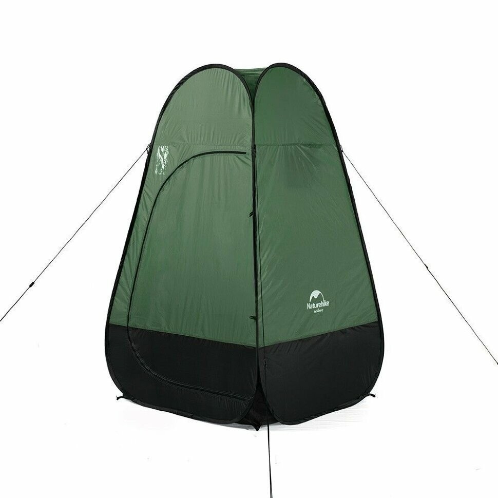 фото Палатка naturehike utility tent 210t polyester nh17z002-p, для переодевания, зеленая