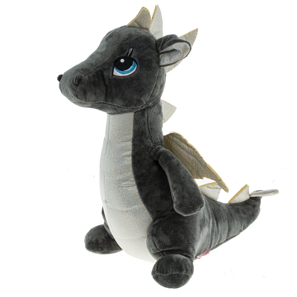 Мягкая игрушка Remeco Collection Дракон, 26х33х40 см KSM-793886 символ года 2024, черный  - купить