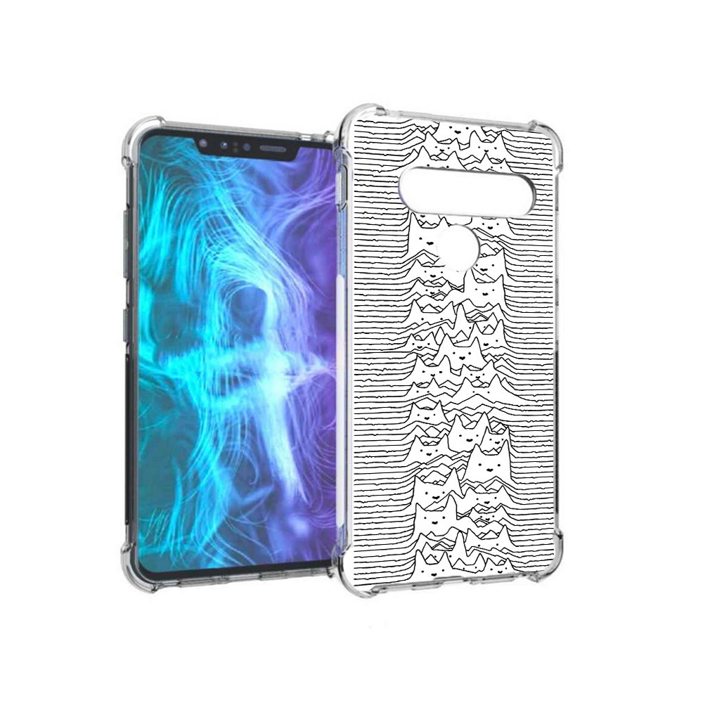 

Чехол MyPads Tocco для LG G8 черно белые коты 3D (PT135945.77.682), Tocco