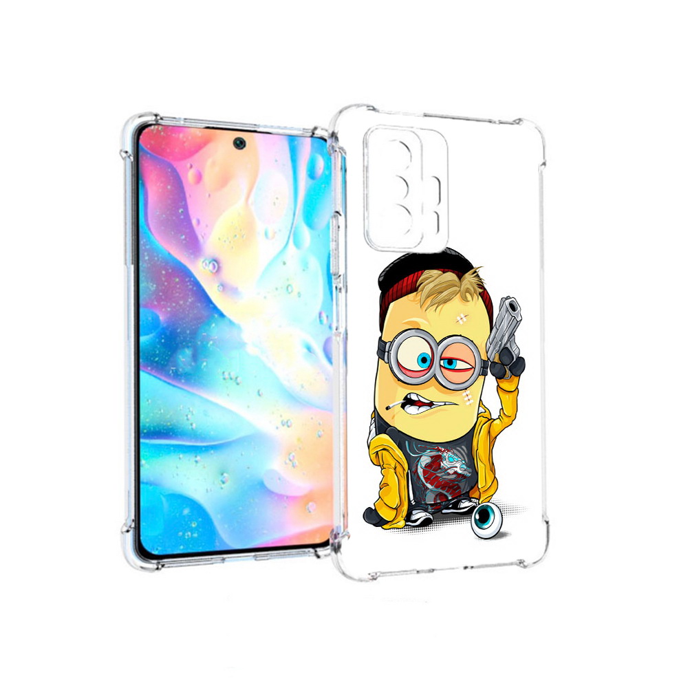 

Чехол MyPads Tocco для Xiaomi 11T Pro миньон бандит (PT163474.285.475), Прозрачный, Tocco