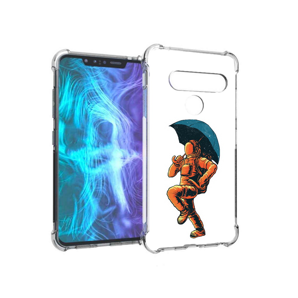 

Чехол MyPads Tocco для LG G8 шагающий космонавт с зонтом (PT135945.77.695), Tocco
