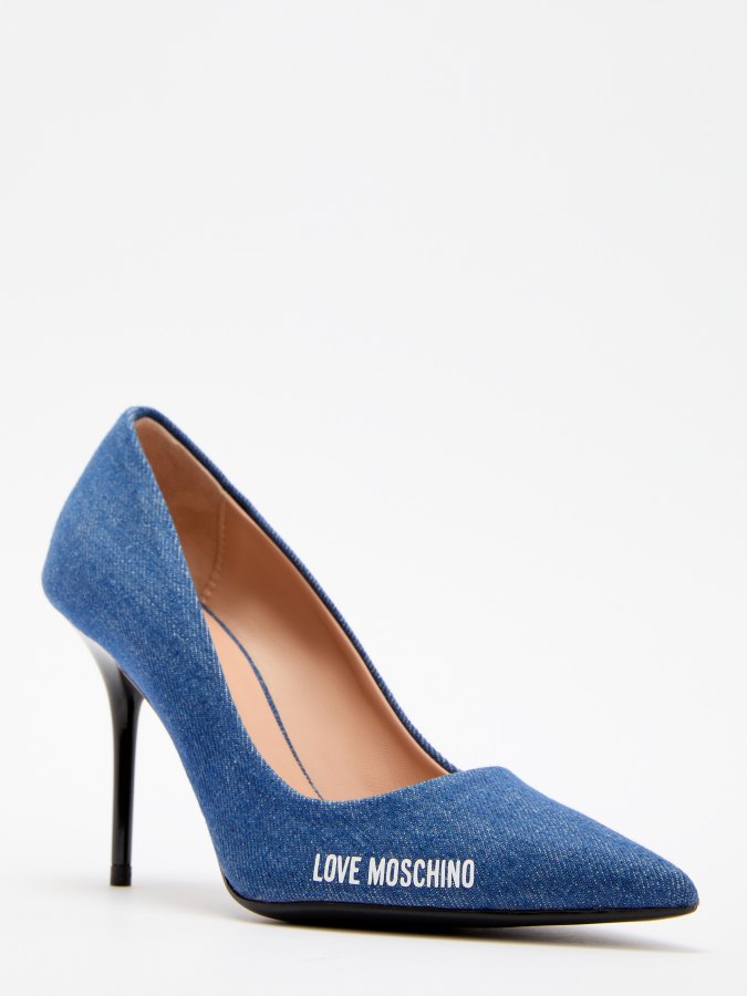 

Туфли женские Love Moschino JA10089G синие 40 EU, Синий, JA10089G