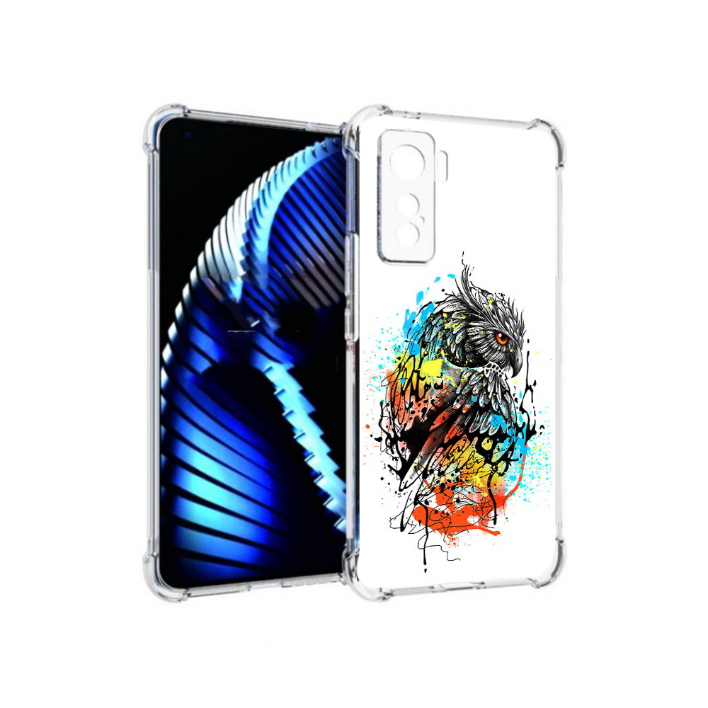 

Чехол MyPads Tocco для Vivo iQOO 5 Творческая сова, Прозрачный, Tocco