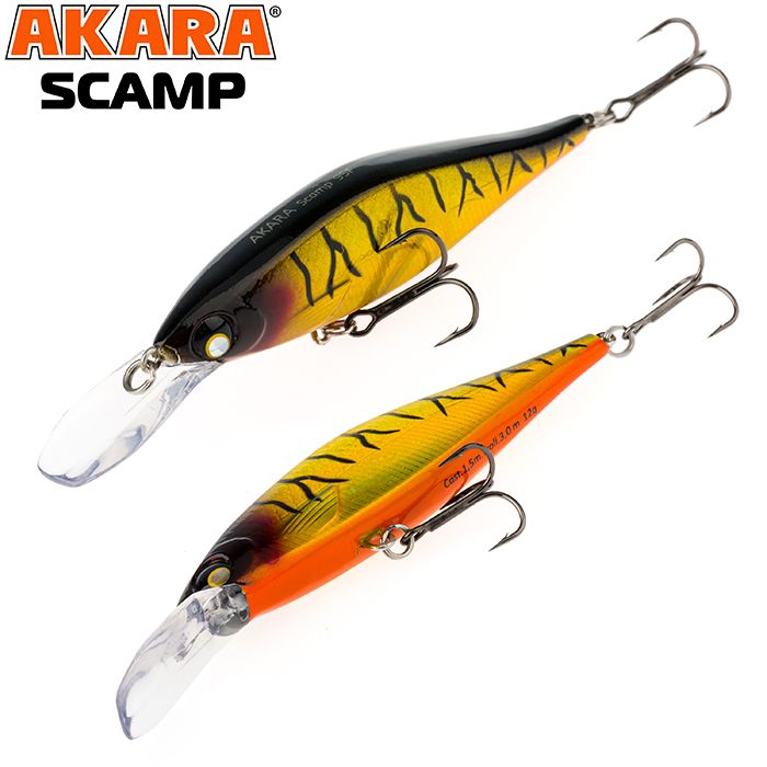 

Воблер Akara Scamp 95F 12 гр 3/7 oz 3,7 in A112, Разноцветный, Scamp