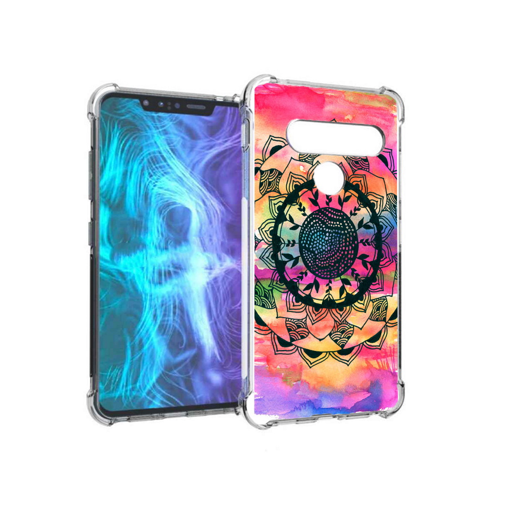 

Чехол MyPads Tocco для LG G8 яркая абстракция круглый цветок (PT135945.77.704), Tocco
