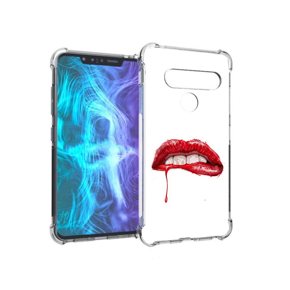 

Чехол MyPads Tocco для LG G8 яркие красные губы (PT135945.77.706), Tocco