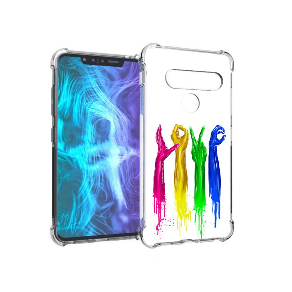 

Чехол MyPads Tocco для LG G8 яркие руки love (PT135945.77.707), Tocco
