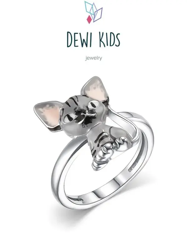 

Кольцо из серебра р. DEWI KIDS 901012633, эмаль, 901012633