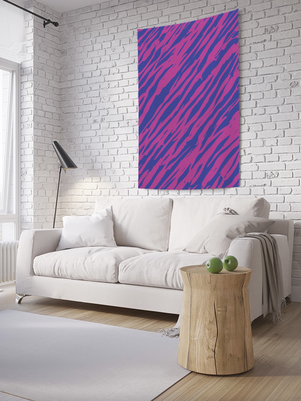 

Вертикальное фотопанно на стену JoyArty Крашеный зебровый камуфляж 150x200 см, Крашеный зебровый камуфляж