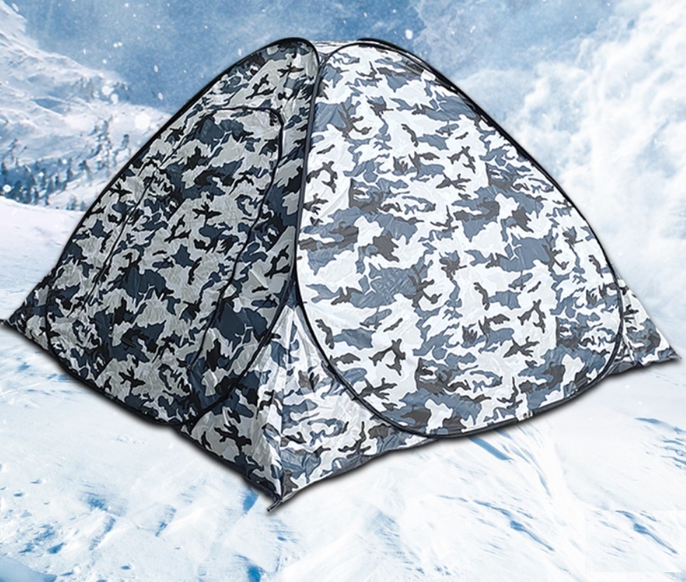 фото Палатка зимняя автоматическая 2-местная riel 200х200х135см камуфляж