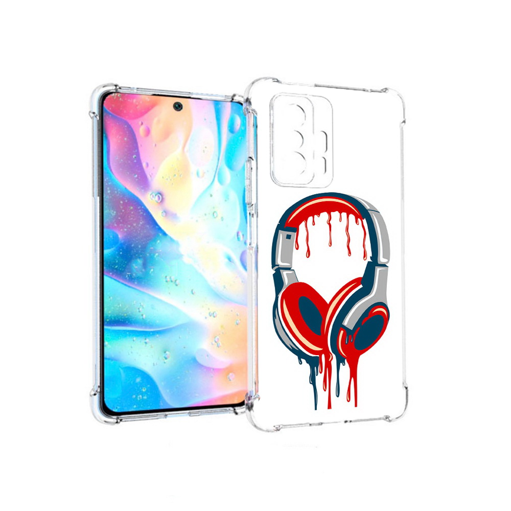 

Чехол MyPads Tocco для Xiaomi 11T Pro не делай громко (PT163474.285.517), Прозрачный, Tocco