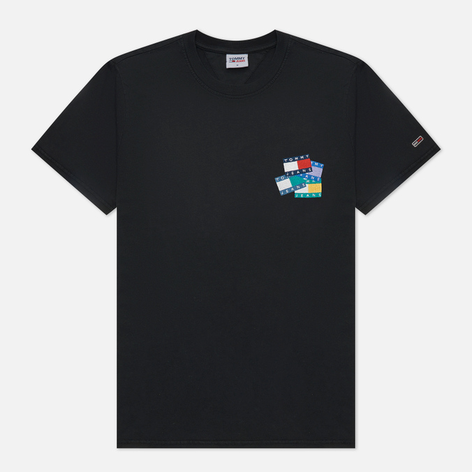 

Футболка мужская Tommy Jeans DM0DM12441BDS черная M, DM0DM12441BDS