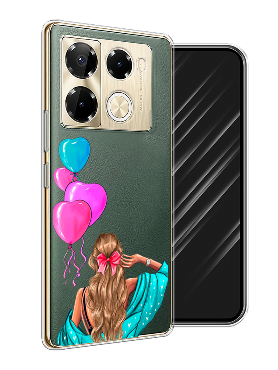

Чехол Awog на Infinix Note 40 Pro 5G/Note 40 Pro Plus "День Рождения", Голубой;розовый;бежевый, 3105950-1