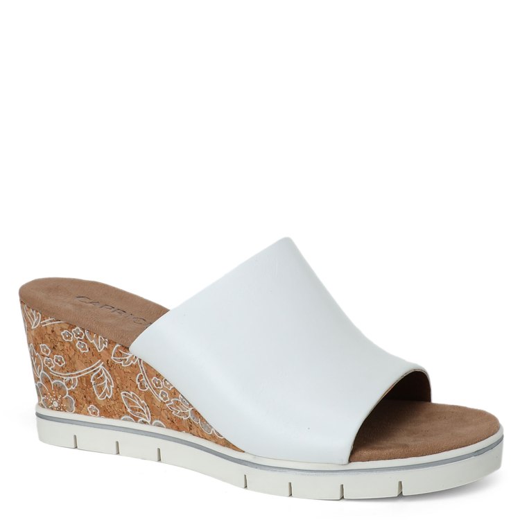 

Шлепанцы женские Caprice 9-9-27208-20 белые 39 EU, Белый, 9-9-27208-20