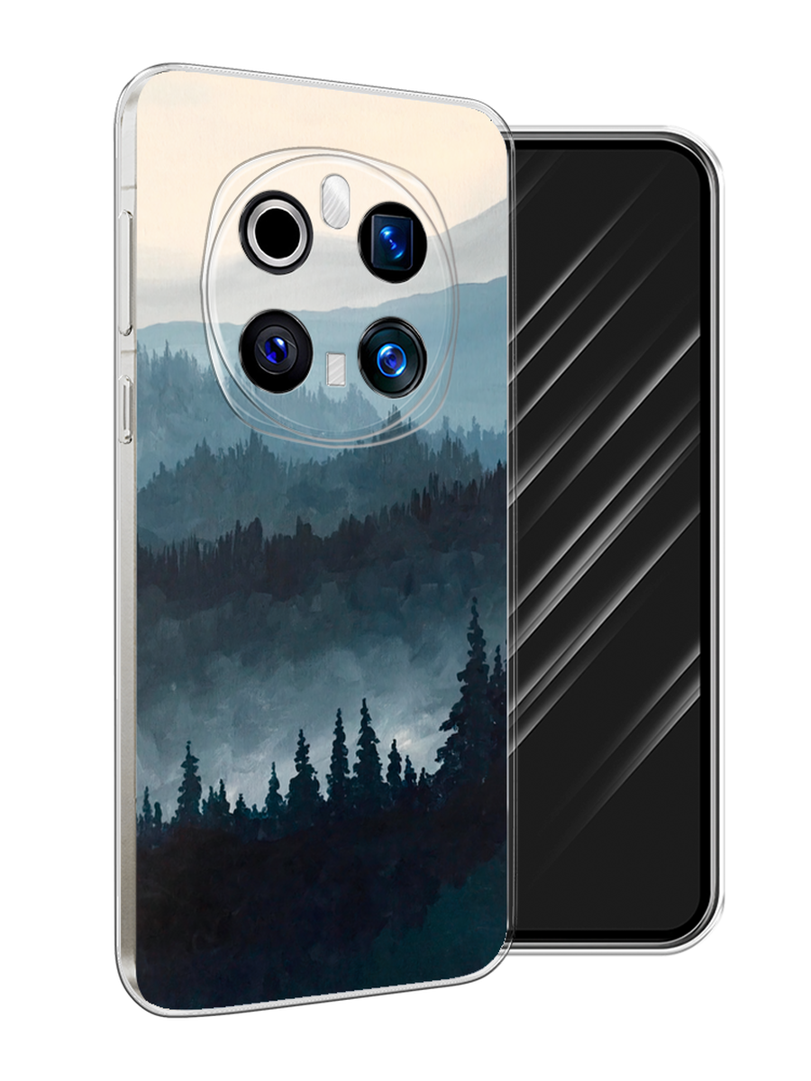 

Чехол Awog на Honor Magic 7 Pro "Туманные горы", Бежевый;серый;черный, 6125650-1