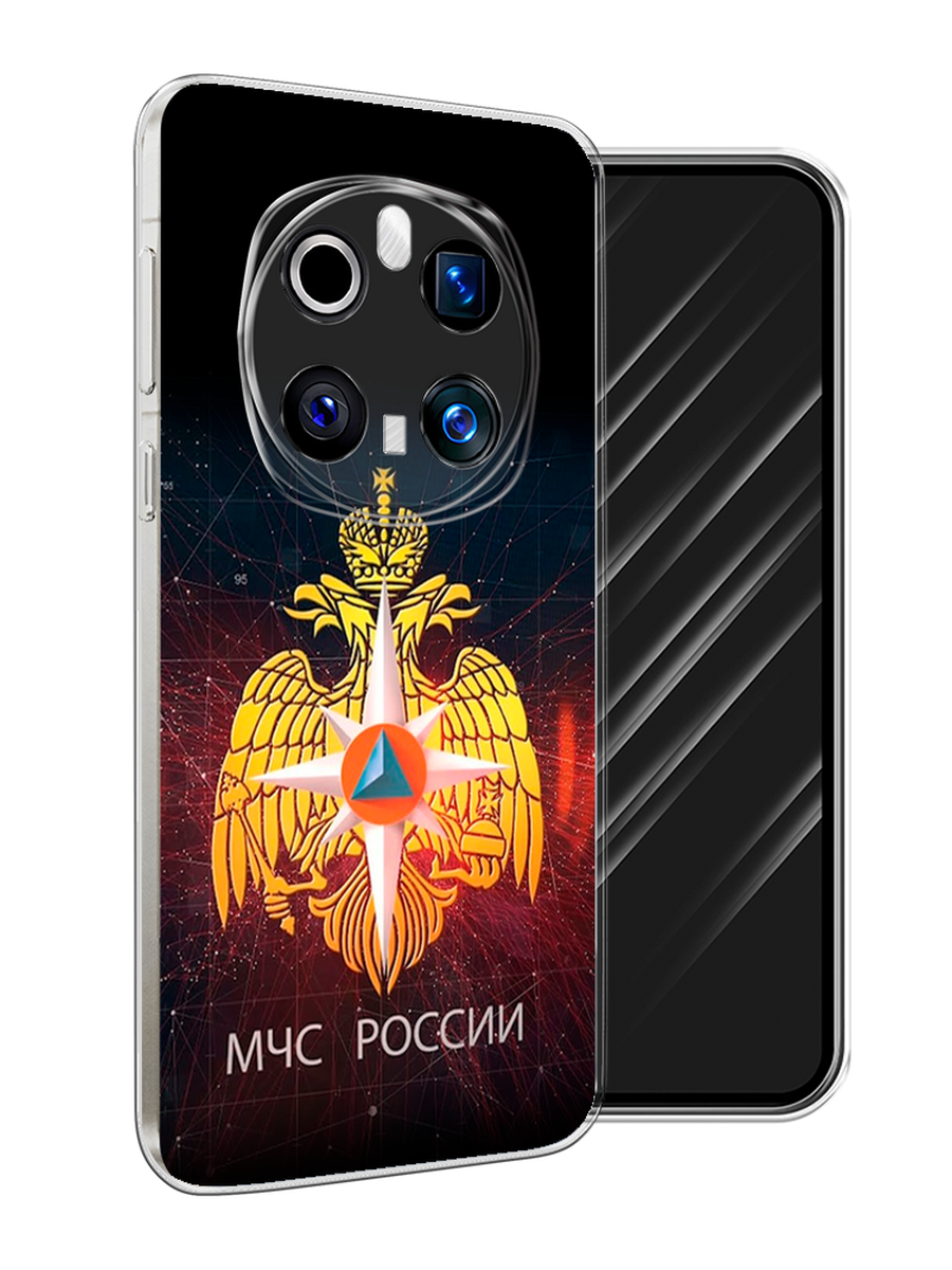 

Чехол Awog на Honor Magic 7 Pro "МЧС России", Черный;желтый;красный, 6125650-1