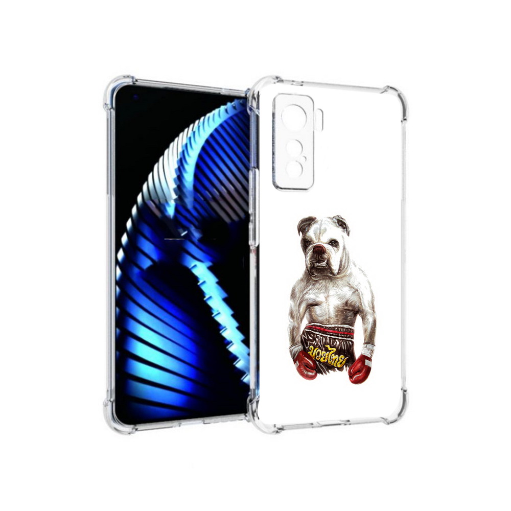 

Чехол MyPads Tocco для Vivo iQOO 5 боксер, Прозрачный, Tocco