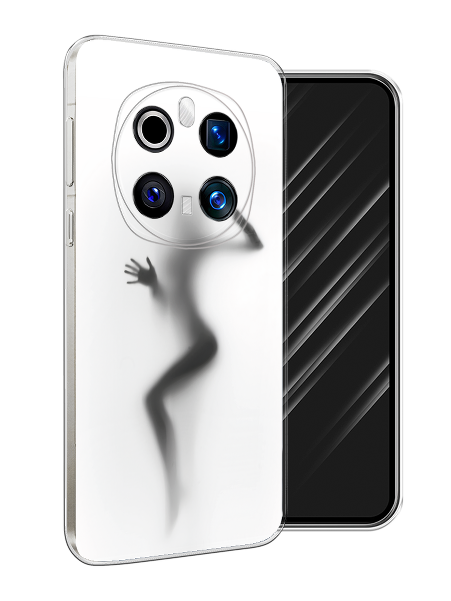 

Чехол Awog на Honor Magic 7 Pro "Девушка в душе", Серый;белый;черный, 6125650-1