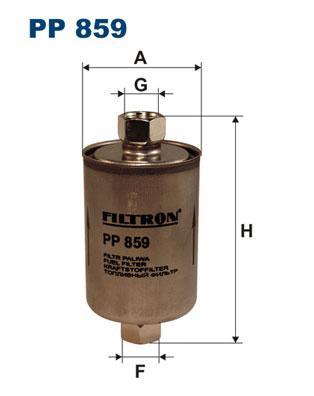 

Фильтр топливный Filtron PP859, PP 859