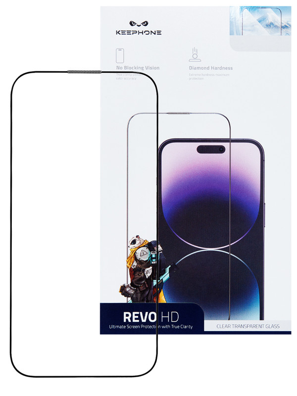 

Защитное стекло для iPhone 14 сверхпрочное, олеофобное HD, Apple iPhone 14