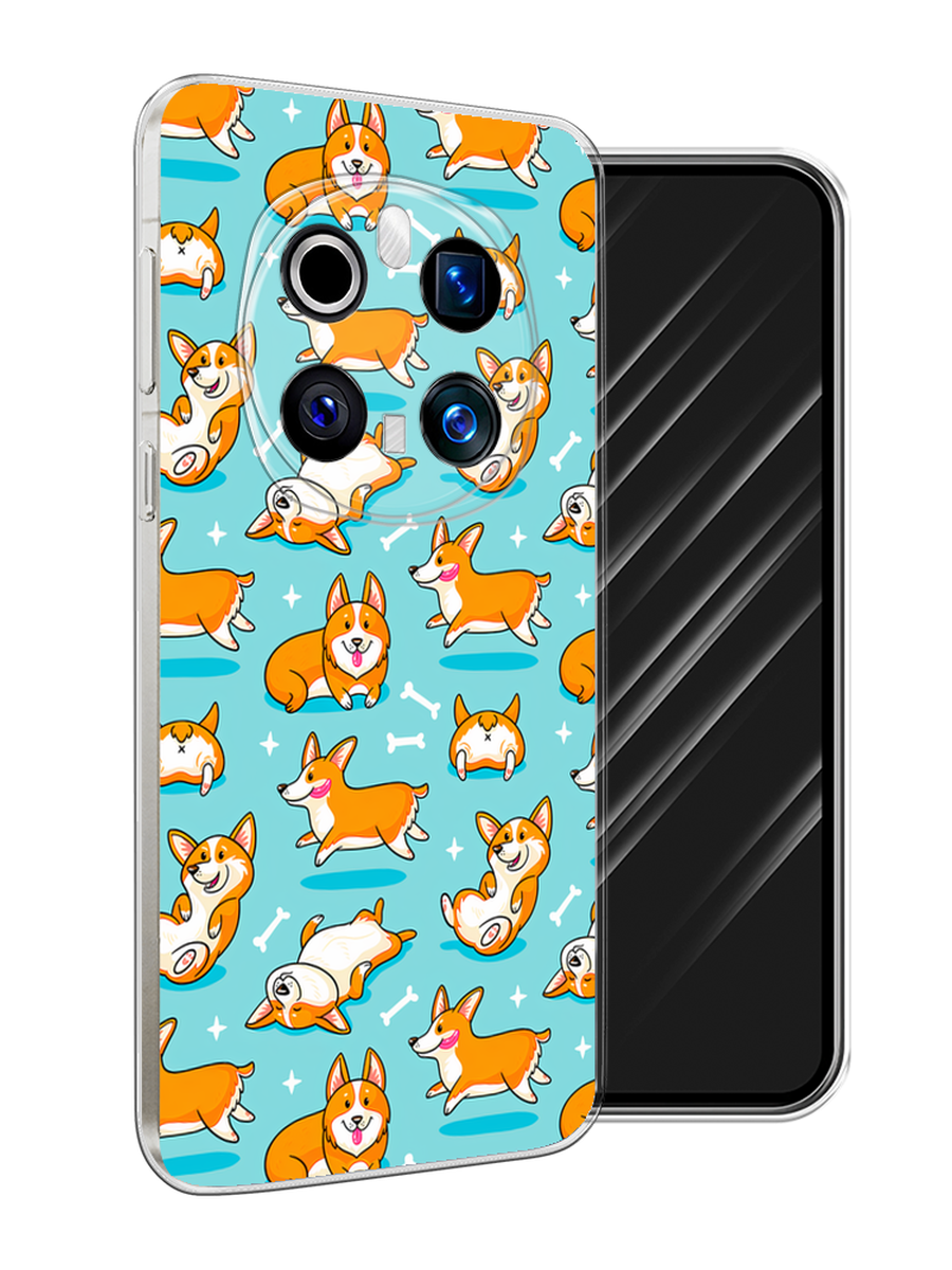 

Чехол Awog на Honor Magic 7 Pro "Веселые корги", Коричневый, 6125650-1
