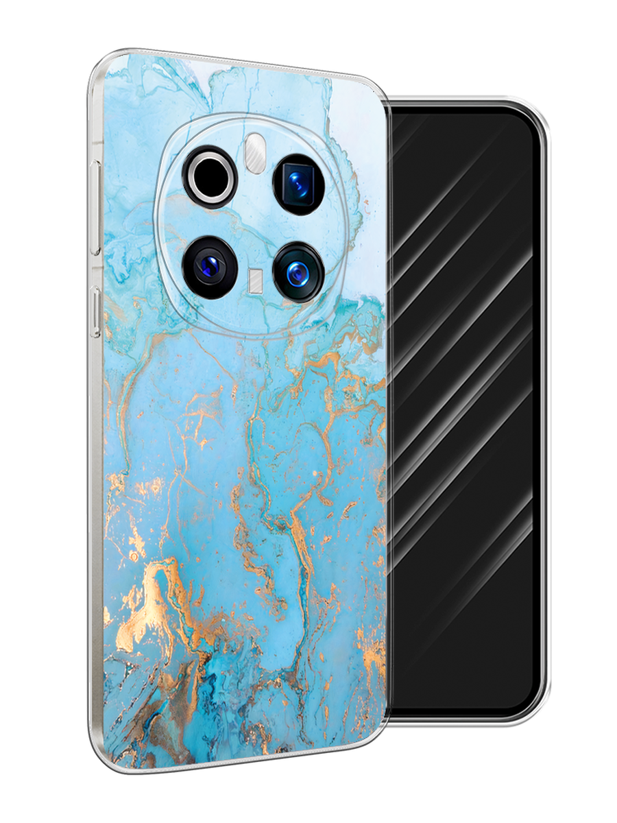 

Чехол Awog на Honor Magic 7 Pro "Голубой мрамор рисунок", 6125650-1