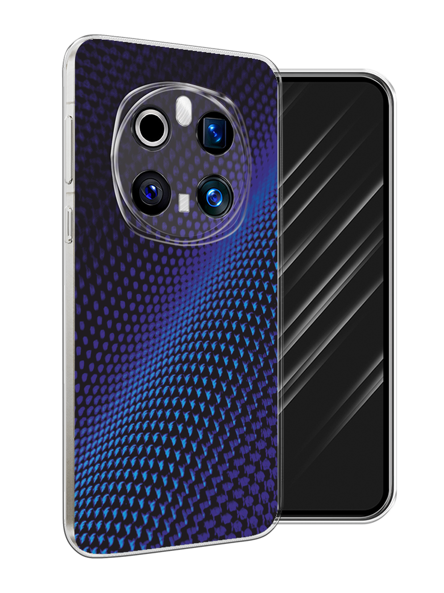 

Чехол Awog на Honor Magic 7 Pro "Синий карбон", Черный;синий, 6125650-1