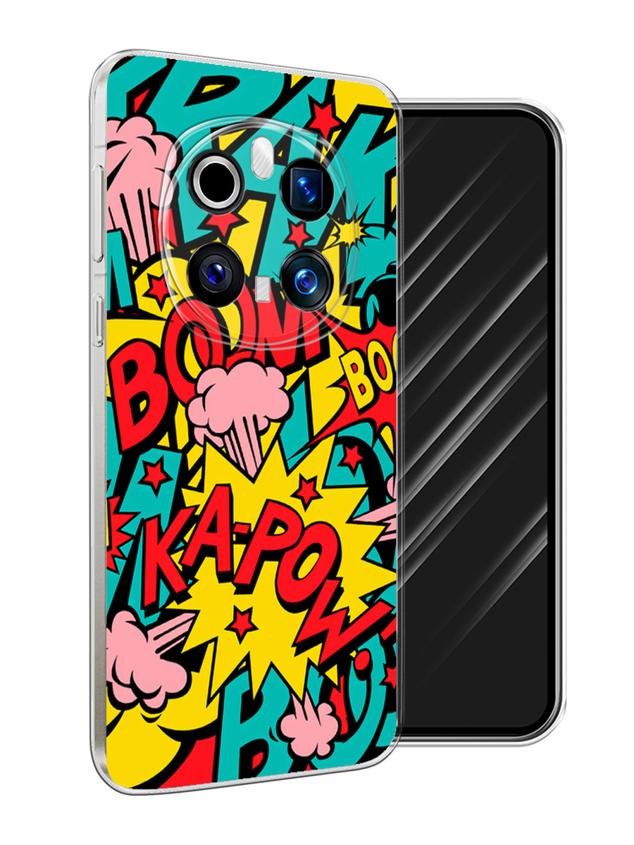 

Чехол Awog на Honor Magic 7 Pro "Постер pop art", Бирюзовый;желтый;красный, 6125650-1