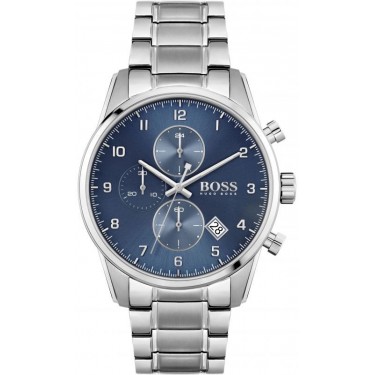Наручные часы мужские HUGO BOSS HB1513784 серебристые