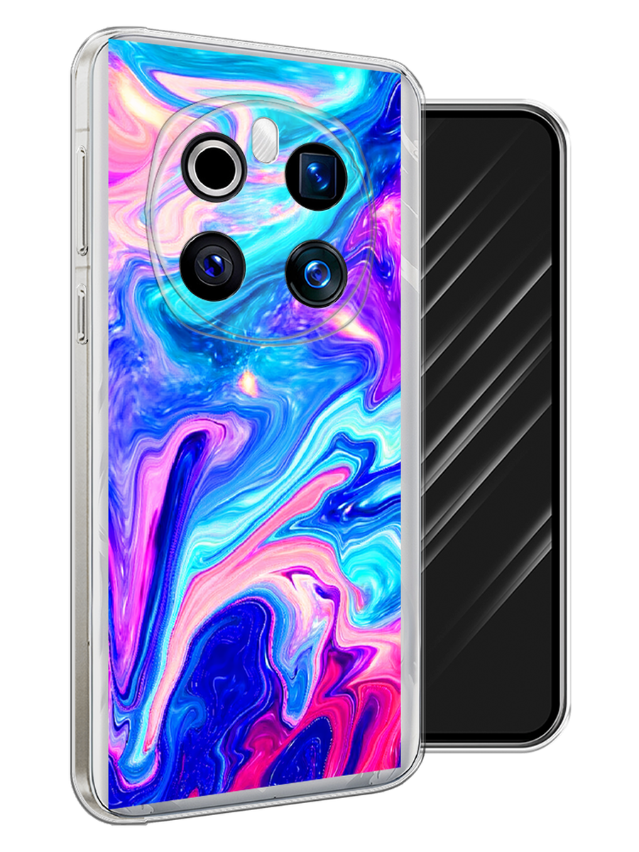 

Чехол Awog на Honor Magic 7 Pro "Потеки краски", Розовый, 6125650-1