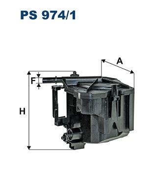 

Фильтр топливный Filtron PS9741, PS 974/1