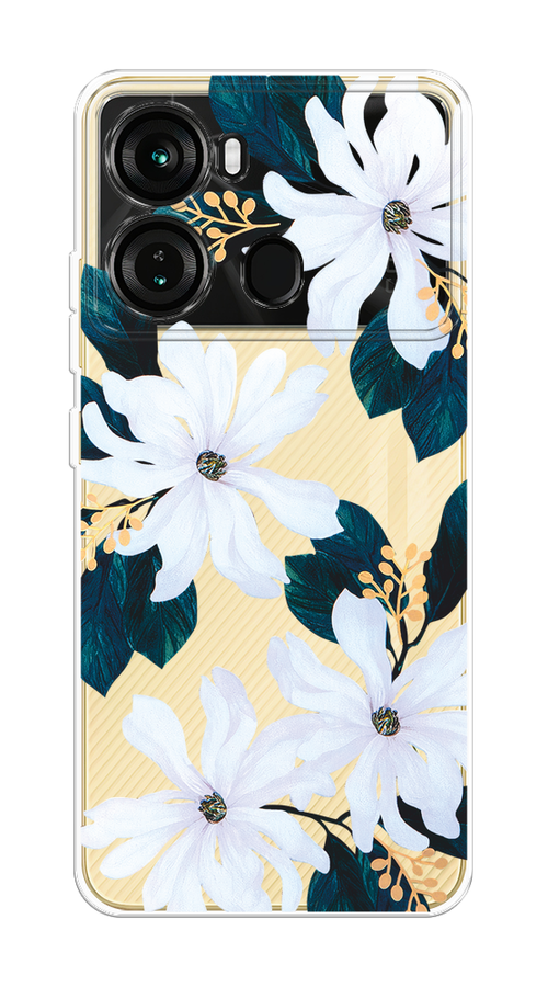 

Чехол на Itel P40 "Delilah Flower", Зеленый;белый, 3201350-1