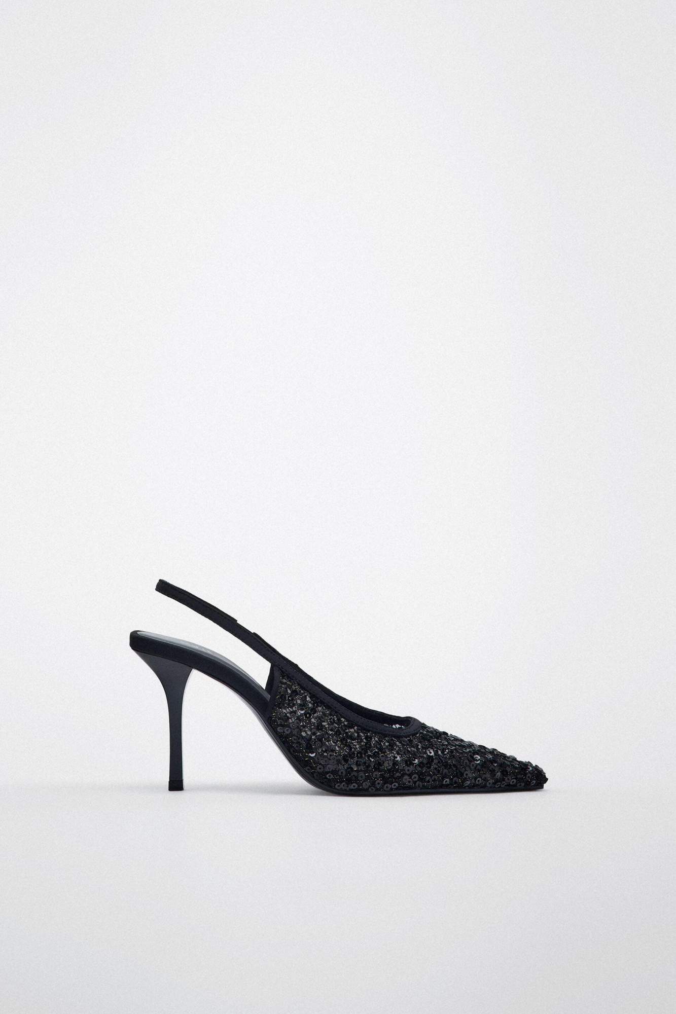 

Туфли женские ZARA 12209110 черные 37 EU (доставка из-за рубежа), Черный, 12209110