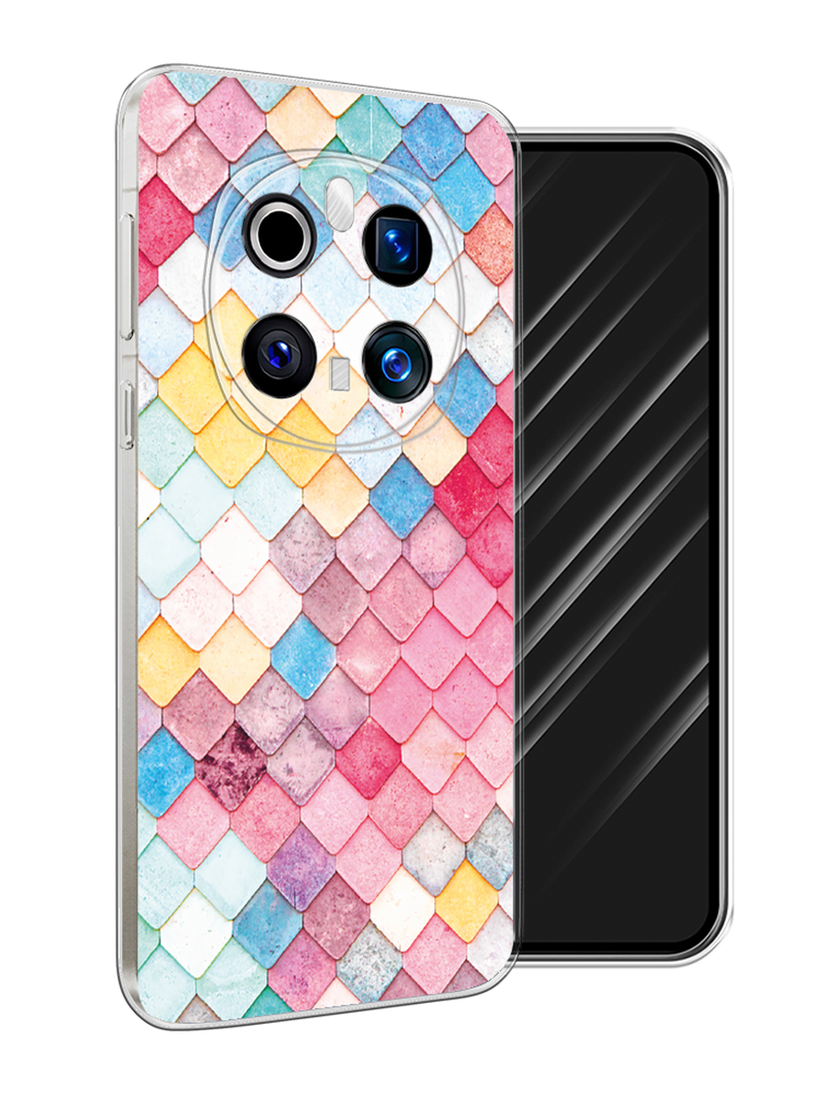 

Чехол Awog на Honor Magic 7 Pro "Нежные ромбики", Красный, 6125650-1