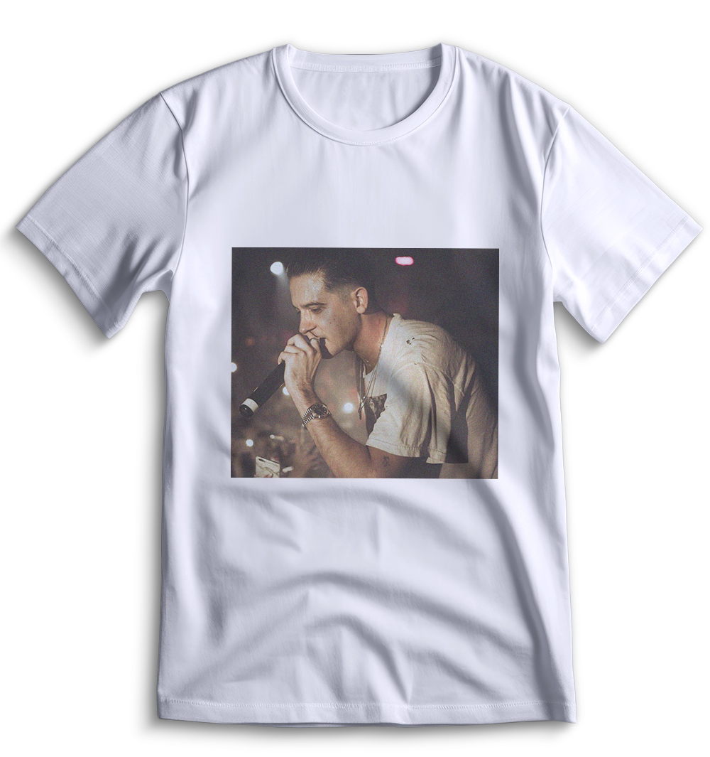 Белая футболка Top T-shirt G-eazy 0132 размера XS