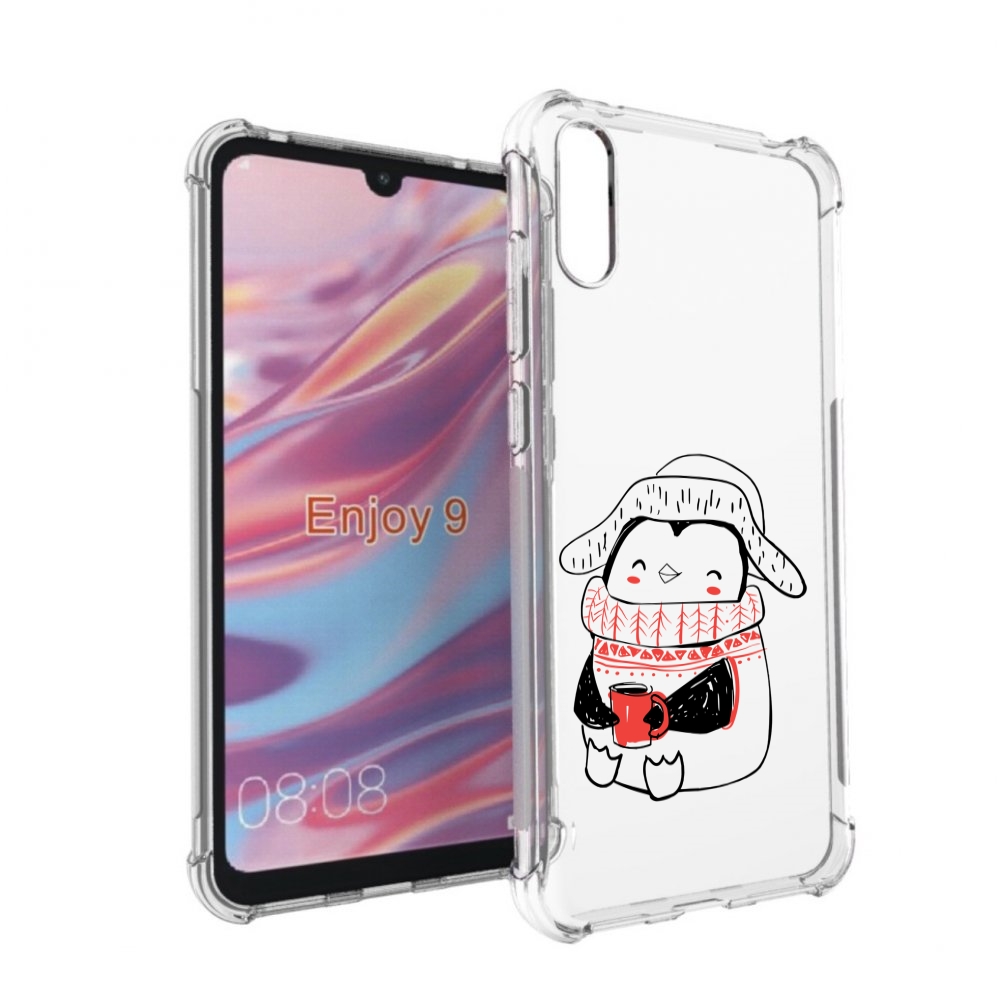 

Чехол бампер MyPads Милый пингвин для Huawei Enjoy 9., Прозрачный, Tocco