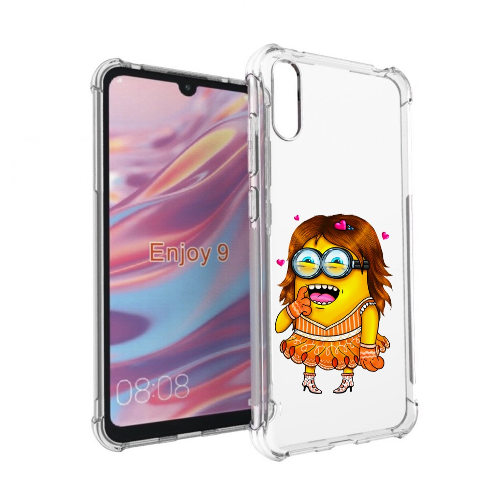 

Чехол бампер MyPads Миньон девочка для Huawei Enjoy 9., Прозрачный, Tocco
