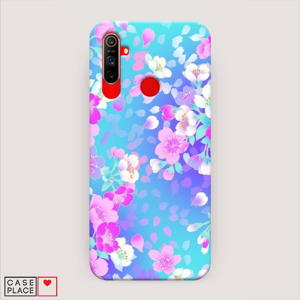 

Пластиковый чехол "Яблоневые цветы" на Realme C3, 253020-6